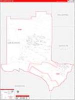 Los Alamos, Nm Carrier Route Wall Map
